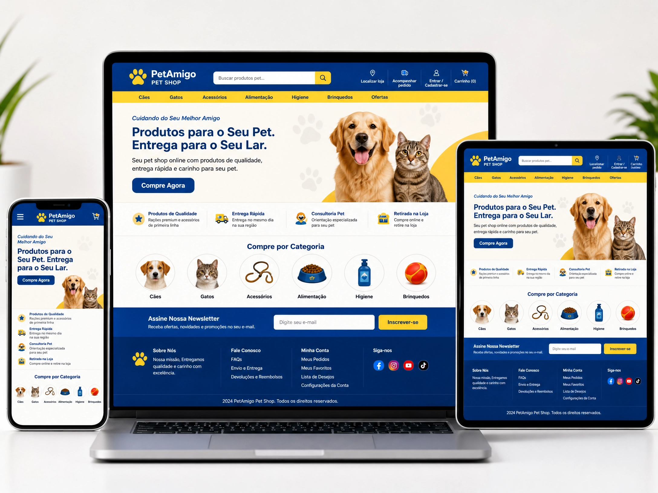 Site profissional para Pet Shop - AllTech